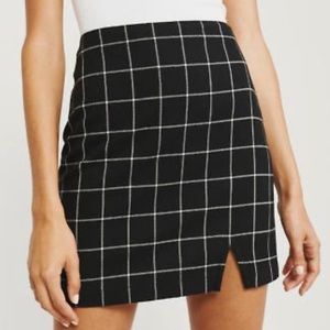 Grid Mini Skirt